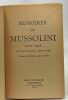 Mémoires de Mussolini 1942 - 1943 (al tempo del bastone e della carotta). Mussolini