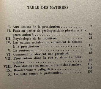 La prostitution