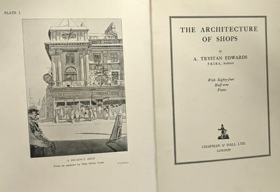 The architecture of shops