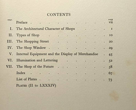 The architecture of shops. A. Trystan Edwards