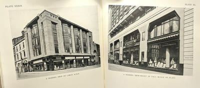 The architecture of shops