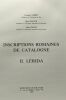 Inscriptions romaines de Catalogne. FABRE GEORGES ... [ET AL