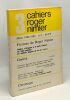 3 cahiers Roger Nimier - hiver 1982-1983 n°3 - fictions - guerre - étude. Collectif