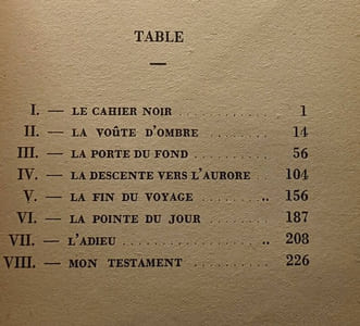 La porte du fond