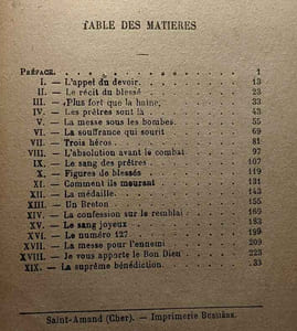 Les Soutanes sous la mitraille - Scènes de la guerre