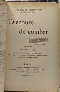 Discours de combat - Première série + Nouvelle série --- 2 volumes