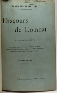 Discours de combat - Première série + Nouvelle série --- 2 volumes