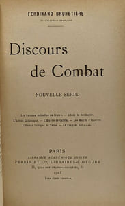 Discours de combat - Première série + Nouvelle série --- 2 volumes