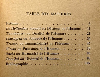 L'oeuvre de Richard Wagner. Du vaisseau fantôme à Parsifal