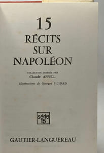 15 récits sur Napoléon