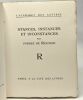 Stances instances et inconstances - l'alphabet des lettres. Pierre De Régnier