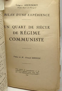 Un quart de siècle de régime communiste - bilan d'une expérience