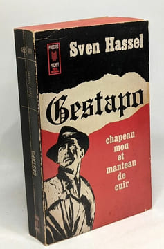 Gestapo - chapeau mou et manteau de cuir. Hasset Sven