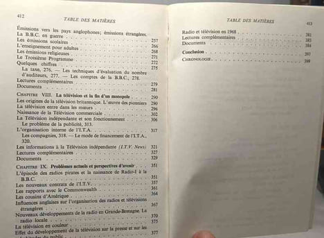 Presse radio et télévision en Grande-Bretagne - collection U2. Appia H. Cassen B