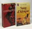 La corruptrice + Le sang d'Afrique --- 2 livres. Des Cars Guy
