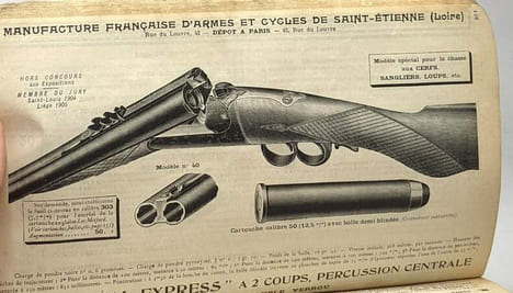 Manufacture française d'armes et cycles - Armes de chasse et de tir --- St Etienne. Collectif