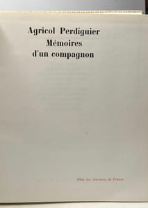 Agricol Perdiguier - mémoires d'un compagnon