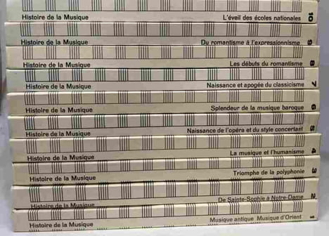 Histoire de la musique - TOME 1 à 20. Collectif D'auteurs