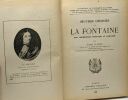 Oeuvres choisies de La Fontaine avec commentaire historique et explicatif - coll. de Classiques illustrées. Clarac Pierre