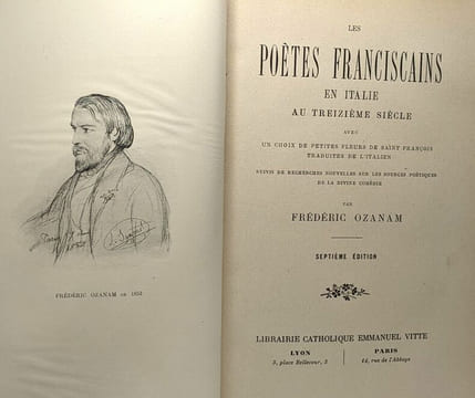 Les poètes franciscains en Italie au treizième siècle avec un choix de petites fleurs de Saint-François suivis de recherches nouvelles sur les sources ...