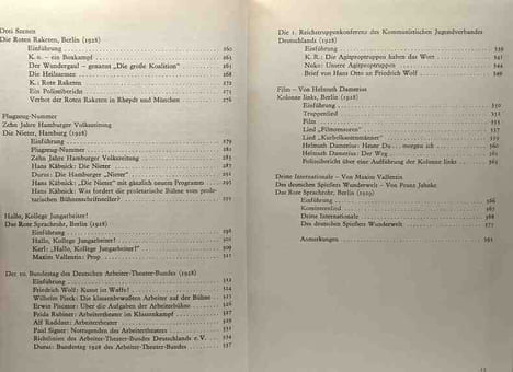 Deutschese Arveitertheater 1918-1933 - BAND 1 + BAND 2. Hoffmann Ludwig Hofmann-Ostwald Daniel