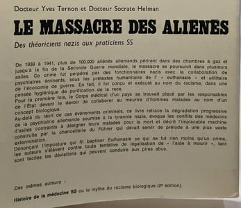 Le massacre des aliénés - des théoriciens nazis aux praticiens