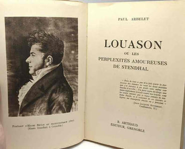 Louason ou les perplexités amoureuses de Stendhal - ex. numéroté 119/710