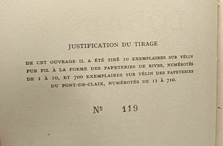 Louason ou les perplexités amoureuses de Stendhal - ex. numéroté 119/710