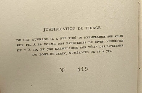 Louason ou les perplexités amoureuses de Stendhal - ex. numéroté 119/710. Arbelet Paul