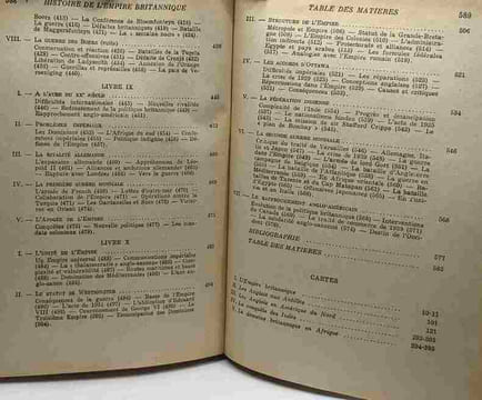 Histoire de l'Empire Britannique - illustrée de 5 cartes. Crokaert Jacques