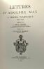 Lettres d'Adolphe Max à Raoul Warocqué 1914-1916 - préface de Fulgence Masson. Faider Paul