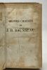 Oeuvres choisies de J.B. Rousseau à l'usage des collèges. J.B. Rousseau
