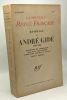 Hommage à André Gide 1869-1951 - la nouvelle revue française - novembre 1951 - hommage de l'étranger Gide dans les lettres André Gide tel que je l'ai ...