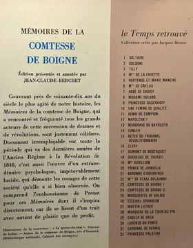 Mémoires de la comtesse de Boigne née d'Osmond - TOME II - de 1820 à 1848. Comtesse De Boigne