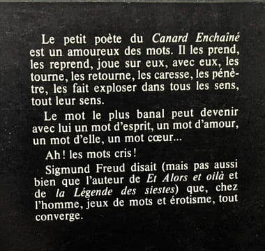 L'obsédé textuel. Bacri Roland