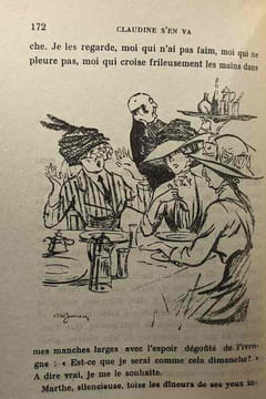 Claudine s'en va - illustrations de A. Jarach. Willy Colette
