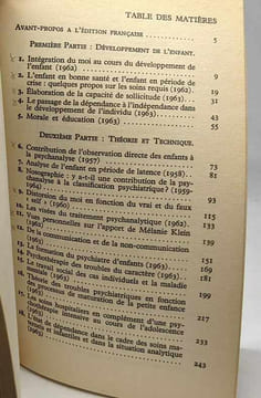 Processus de maturation chez l'enfant. Développement affectif et environnement + De la pédiatrie à la psychanalyse - 2 volumes. Winnicott