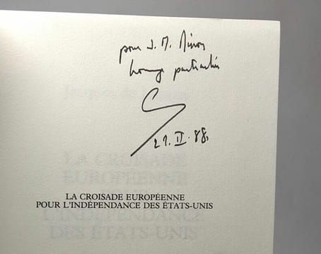 La croisade européenne pour l'indépendance des Etats-Unis 1776-1783 - avec hommage de l'auteur. De Launay
