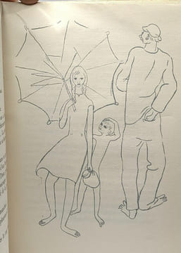 Écumes de la mer - cinq dessins de Ianchelevici. Vivier Robert