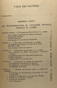 Les conséquences économiques de la guerre 1939-1946. Chardonnet Jean