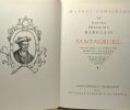 Pantagruel - oeuvres complètes de Maître François Rabelais - TOME I. Rabelais Marcel Guilbaud