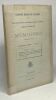 M&eacute;moires - deuxi&egrave;me s&eacute;rie TOME V - fascicule II (dernier): Rekeningen en Andere Stukken van den Pauselijken Aflaathandel te mechelen in 't midden der ...