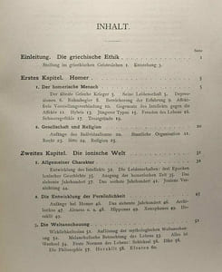 Geschichte der griechischen ethik - erster band die entstehung der griechischen ethik