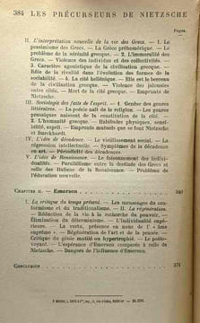 Les précurseurs de Nietzche - TOME I - Nietzche sa vie et sa pensée --- 2e édition. Andler Charles