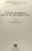 Textes sumériens de la IIIe dynastie d'Ur - documents du proche orient ancien épigraphe 1. H. Limet