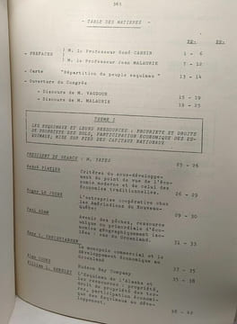 Actes et documents n°4 - développement économique de l'Arctique et avenir des sociétés esquimaudes - Le Havre et Rouen 24 25 26 et 27 novembre 1969. ...