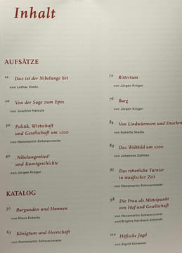 Das nibelungenlied und sein welt --- uns ist in alten Mären... --- herausgegeben von der badischen landesbibliothek Larksruhe un dem badischen ...