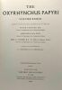 The Oxyrhynchus papyri VOLUME XXXIII - translations and notes by Parsons Rea Turner Nos 2654-2682 - egypt exploration society graeco roman memoirs ...
