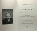 Mélanges TOME I - Mélanges d'histoire du droit occiental. Boyer Georges