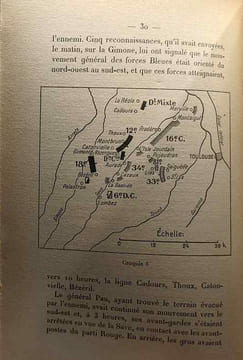 Les manoeuvres françaises du Sud-Ouest en 1913 - les opérations la leçon des manoeuvre - avec 6 croquis. Maitrot Général